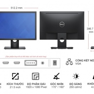 MÀN HÌNH Dell 21.5'' E2216H/(2219H)