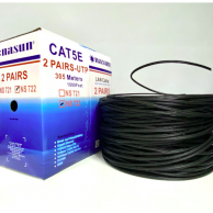 Cáp mạng 4 lõi ĐỒNG VỎ PE CỨNG NGOÀI TRỜI Cat5e NASUN NS-722