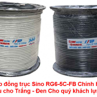 Cáp đồng trục RG6 Sino 5C-FB/BC/96/CA loại có dầu