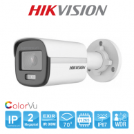 CAMERA IP 2M COLORVU POE HIKVISION DS-2CD1027G0-L