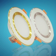 Đèn led âm trần 9W đổi màu. Ánh sáng trắng, vàng, trung tính