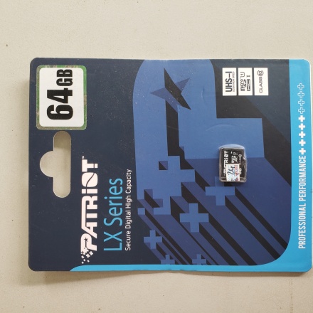 Thẻ nhớ 64G, U1, 95Mb/s PATRIOT. ULTRA HIGH SPEED
