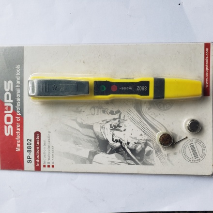 Bút thử điện âm tường không chạm, thử dòng điên DC và AC