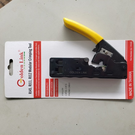 Kìm bấm mạng, hạt mạng RJ45, RJ11, RJ12, cat5-5e, cat6-6a, cat7, cat8 chính hãng GoldenLink