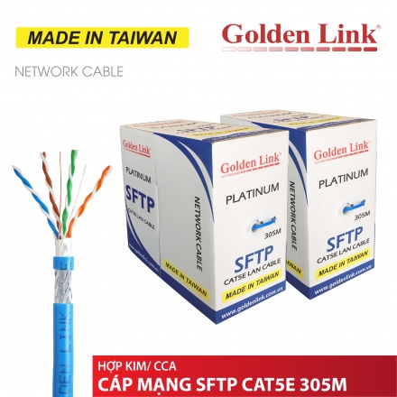 CÁP MẠNG GOLDEN LINK PLATINUM SFTP CAT 5E