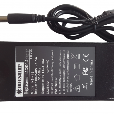 Sạc laptop NASUN (chân kim) For DELL  19.5V-4.62A (90W) Model NS-412