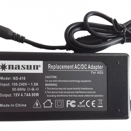 Sạc laptop NASUN For ASUS  19V-4.74A (90W) Model NS-416