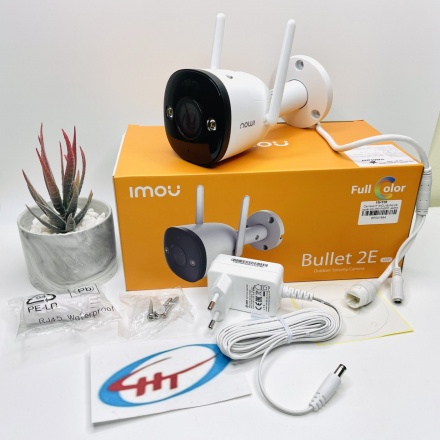 Camera IP IMOU Bullet 2E ngoài trời IPC-F42FP-D 4MP 4K (Có Mic, Led, Full Color)