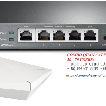 COMBO CHO QUÁN CAFE GAME QUÁN NHẬU 50 - 70 USER