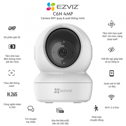 CAMERA EZVIZ C6N 4MP (H6C)