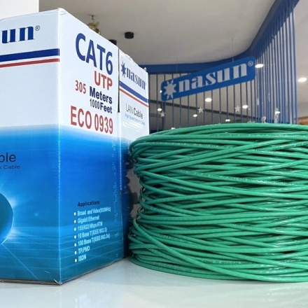 Cáp mạng UTP Cat6 Nasun ECO 0939