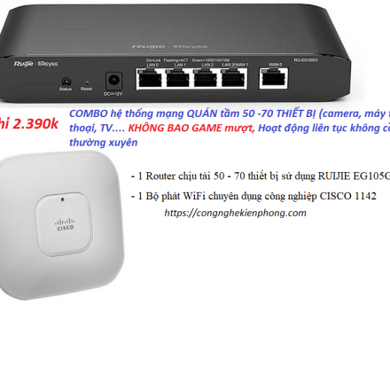 COMBO CHO QUÁN 50 - 70 USER FREE CẤU HÌNH CÀI ĐẶT