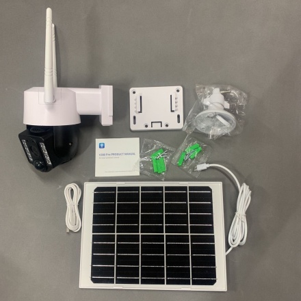 Camera  yoosee 4G 3MP PTZ Outdoor SIM Card năng lượng mặt trời tích hợp pin dự phòng