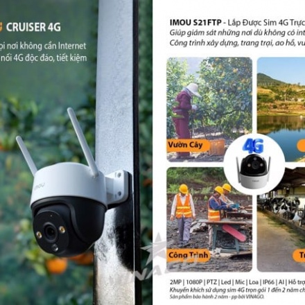 Camera IMOU CRUISER 4G IPC - S21FTP