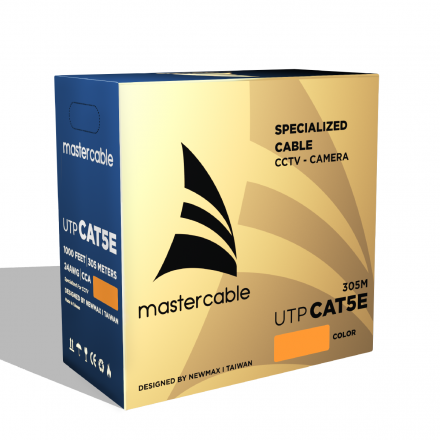 CÁP MẠNG CAT5E UTP CCA  MCTW1101-1 MASTER CABLE màu cam