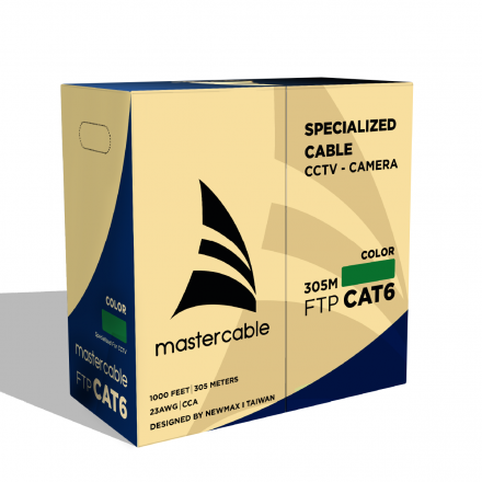 CÁP MẠNG MASTER CABLE CAT 6 FTP MCTW1104-1 MÀU XANH LÁ