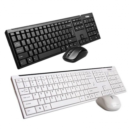 BỘ PHÍM CHUỘT KHÔNG DÂY FUHLEN MK650 Có màu đen và màu trắng