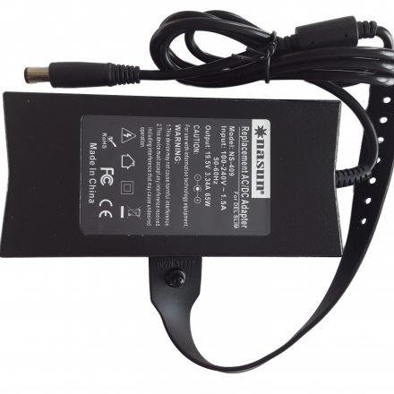Sạc laptop NASUN (chân kim) For DELL SLIM 19.5V-3.34A (65W) Model NS-409