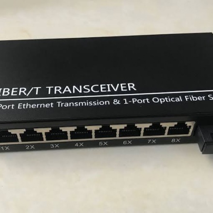 Switch 1 quang 8 lan 100mb